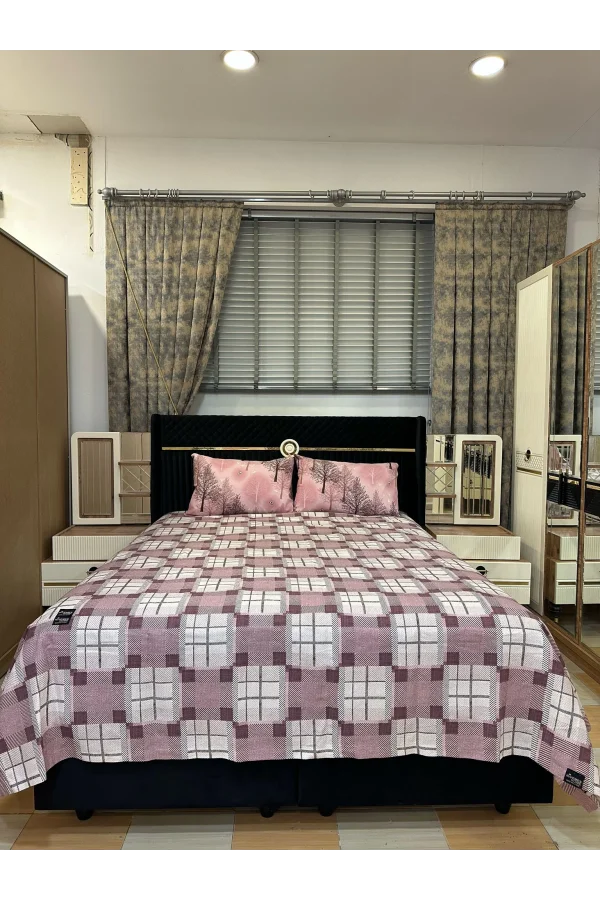 НИВЕМЕШОМЕ ФИОЛЕТОВЫЙ ОРНАМЕНТ 160X230 ОДНОМЕСТНОЕ ПЛЕД ОДНОМЕСТНЫЙ