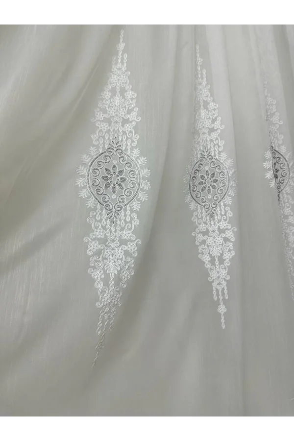 NİVEMESHOME LİNES 1/3 SIK PİLELİ TÜL PERDE