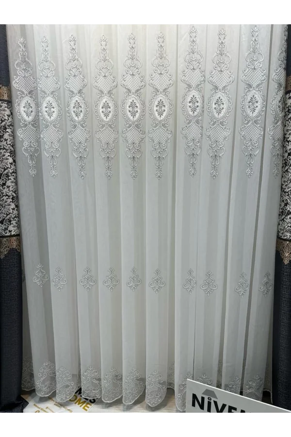 NİVEMESHOME LİSA PLATA DETALLE 2015 1/3 TELA DE TUL PLISADA APM