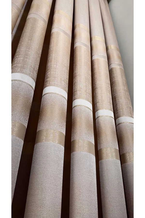 NİVEMESHOME NEUE SAISON LEINEN 1/3 DICK GEFALTETER VORHANG VON PERDE APM