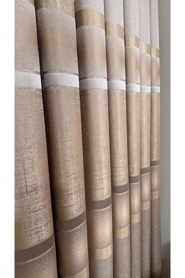 NİVEMESHOME NEUE SAISON LEINEN 1/3 DICK GEFALTETER VORHANG VON PERDE APM