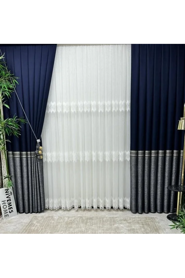 NİVEMESHOME LUCCA 1/3 DENSITÀ PIZZETTO TUL PERDE APM