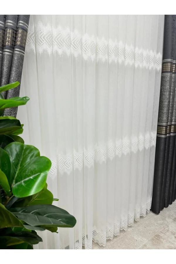 NİVEMESHOME LUCCA 1/3 DENSITÀ PIZZETTO TUL PERDE APM