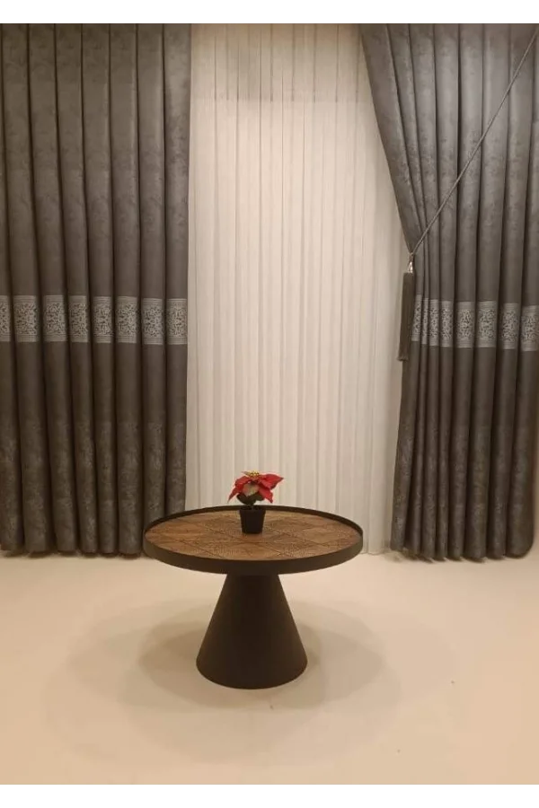 NİVEMESHOME LUPİ GRİ 1/3 SIK PİLE TENDA EMB