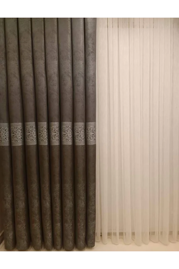 NİVEMESHOME LUPİ GRİ 1/3 SIK PİLE TENDA EMB