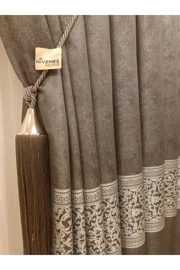 NİVEMESHOME LUPİ GRİ 1/3 SIK PİLE TENDA EMB