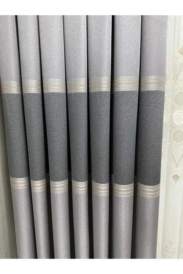 NİVEMESHOME MANAVGAT Серый FT632113 V-5401 1/3 TIGHT LOOP FON PERDE АРМ