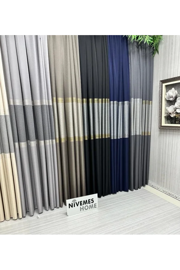 NİVEMESHOME MANAVGAT CREMA FT632113 V-113 1/3 TESSUTO GOFFRATO TENDA A STRATI