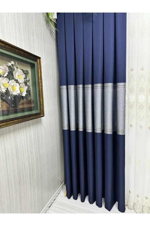 NİVEMESHOME MANAVGAT ЛАСИВЕРТ FT632113 V-507 1/3 TОЛСКАЯ ФОНОВАЯ ШТОРА APM