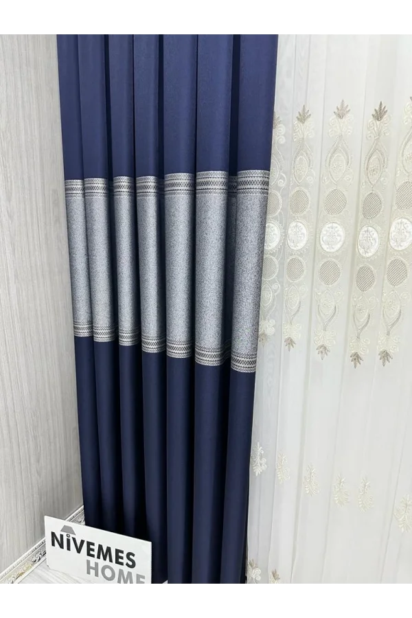 NİVEMESHOME MANAVGAT ЛАСИВЕРТ FT632113 V-507 1/3 TОЛСКАЯ ФОНОВАЯ ШТОРА APM