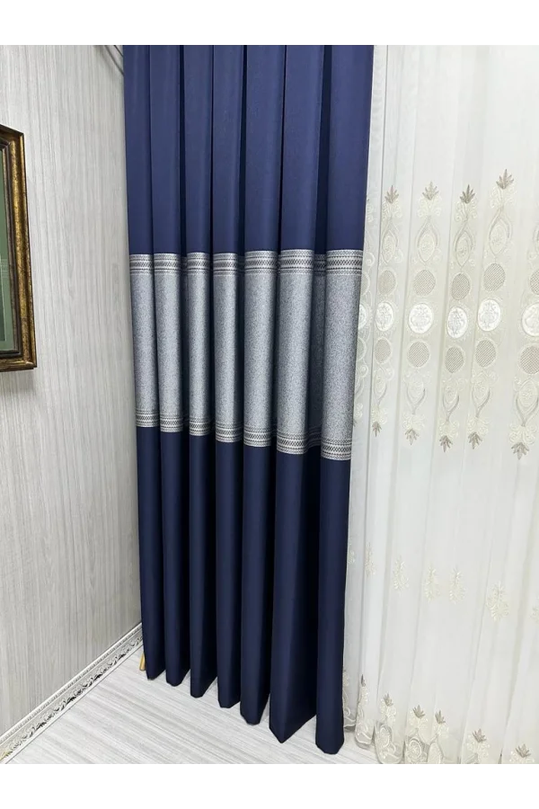 NİVEMESHOME MANAVGAT ЛАСИВЕРТ FT632113 V-507 1/3 TОЛСКАЯ ФОНОВАЯ ШТОРА APM