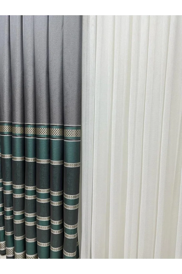 NİVEMESHOME MARVEL V-2537 1/3 DENSE PLEATED CURTAIN BM