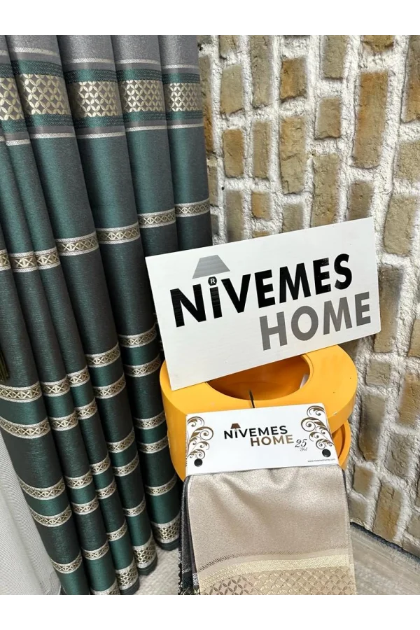 NİVEMESHOME MARVEL V-2537 1/3 DENSE PLEATED CURTAIN BM