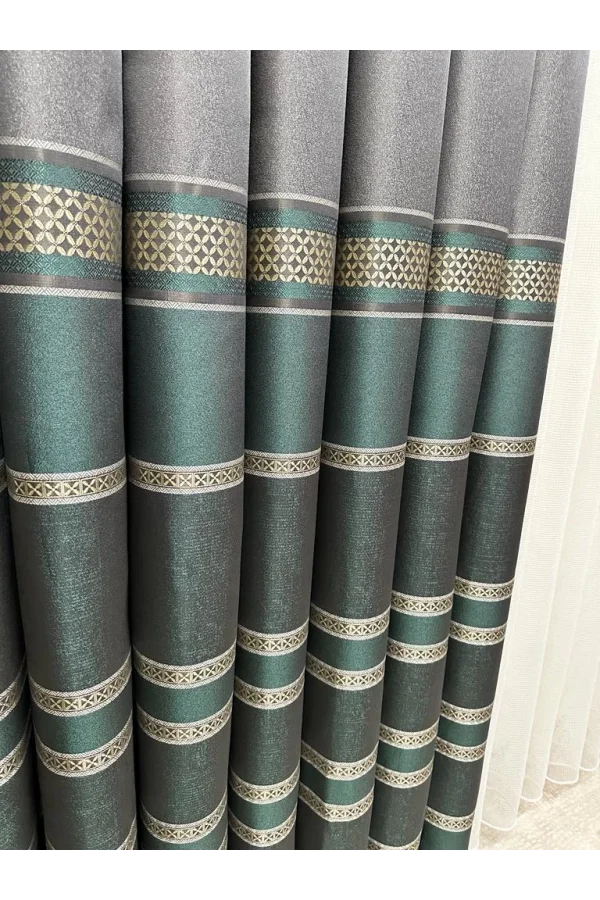 NİVEMESHOME MARVEL V-2537 1/3 DENSE PLEATED CURTAIN BM