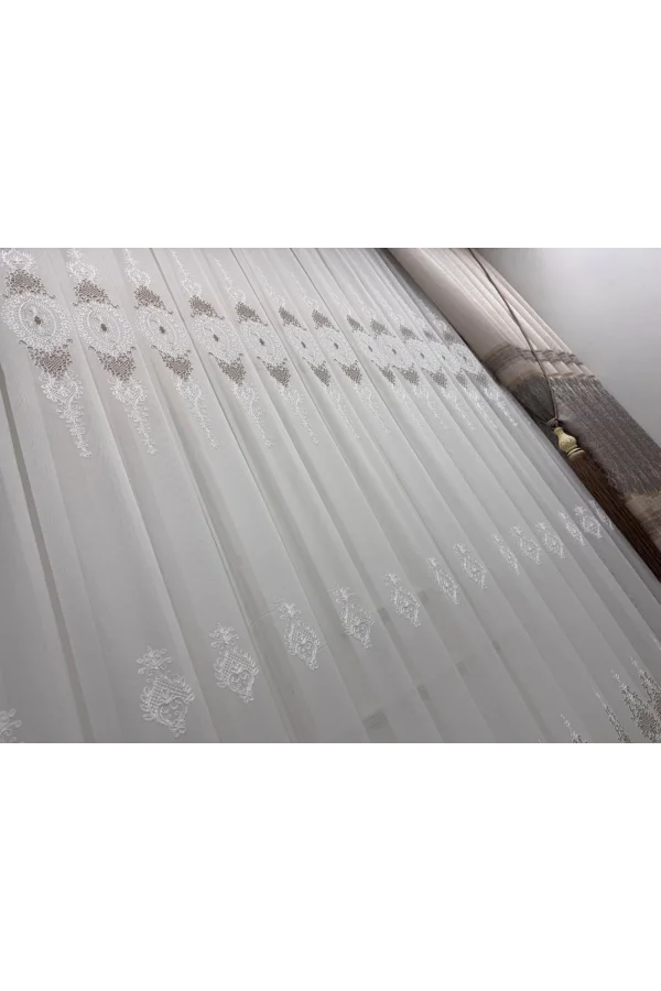 NİVEMESHOME MASAL 1/3 SIK PİLELİ TÜL PERDE APM