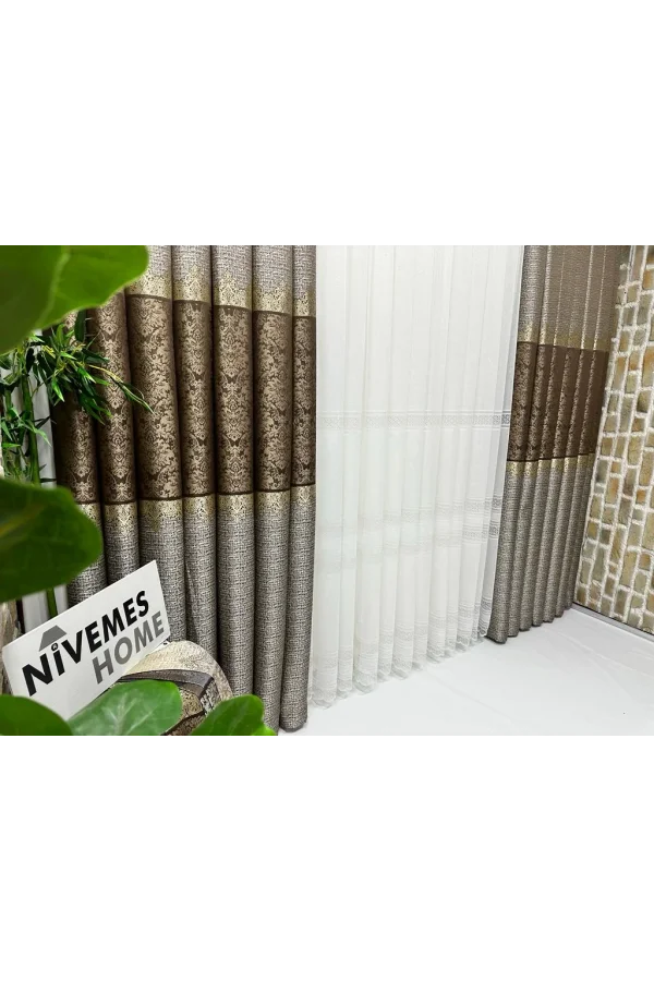 NİVEMESHOME MEGA FON CORTINA 1/3 PLISADA APM