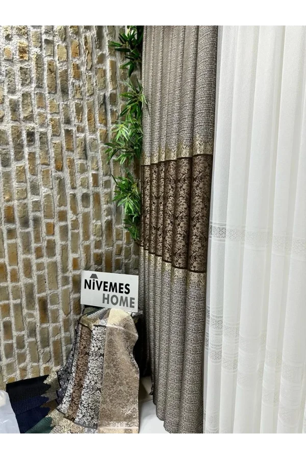 NİVEMESHOME MEGA FON CORTINA 1/3 PLISADA APM