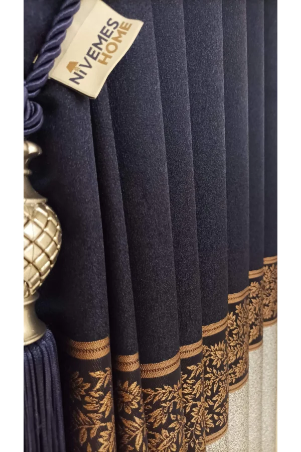 NİVEMESHOME META GRİ / BRONZ 1/3 مكون من سيك بيليه فون بيريد أبم