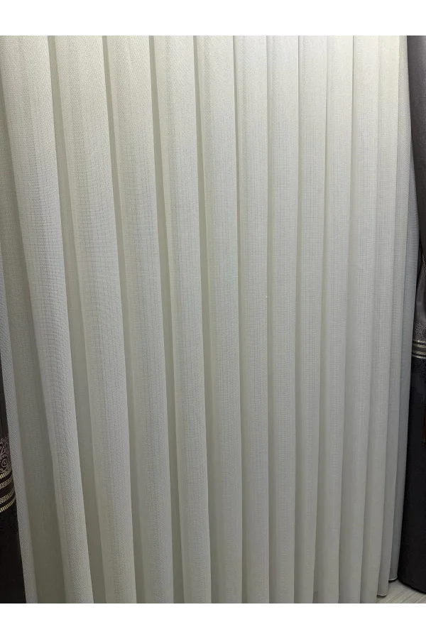 NİVEMESHOME MEVA GOLD-GESTREIFTES 1/3 ENGPÜLLER TÜLL VORHANG APM