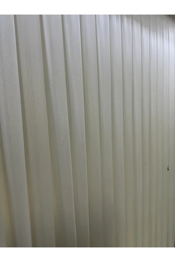 NİVEMESHOME MEVA GOLD-GESTREIFTES 1/3 ENGPÜLLER TÜLL VORHANG APM