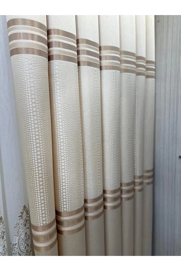 NİVEMESHOME MIZRAKLI FT632256 V-101 КРЕМ 1/3 ТОЛСТЫЙ ПЛЕН ОЧКА НИЖНЯЯ ЧАСТЬ