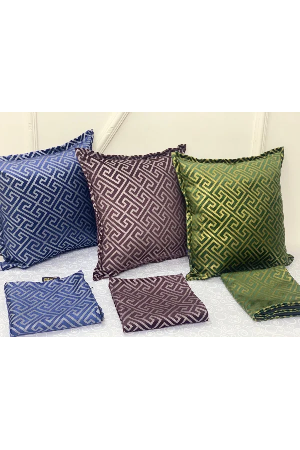 NİVEMESHOME MONET ZIGZAG FASERGEFÜLLTES KISSEN BEIGE 45 X 45