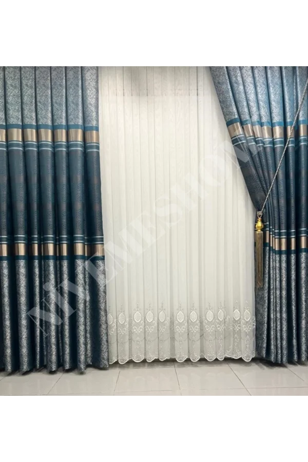 НИВЕМЕСХОМЕ MONZA V-22003 LAGÜN КЛАССИКА 1/3 ПЛОТНО СКАФАННАЯ ЗАНАВЕСКА APM