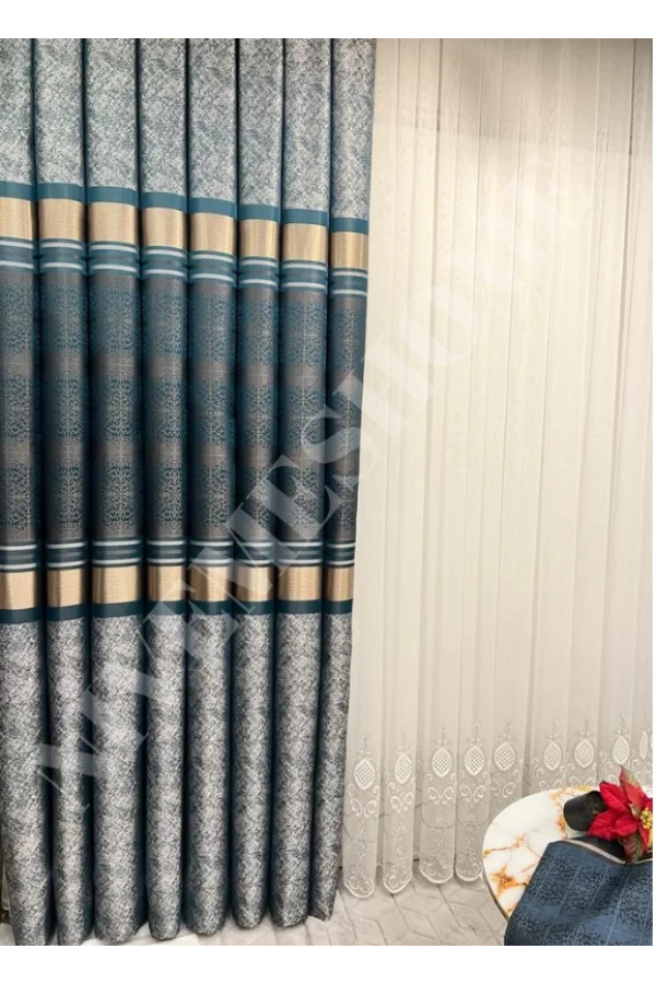 НИВЕМЕСХОМЕ MONZA V-22003 LAGÜN КЛАССИКА 1/3 ПЛОТНО СКАФАННАЯ ЗАНАВЕСКА APM