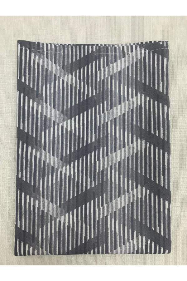 NİVEMESHOME Фиолетовый чехол с полосатым узором с 2-мя подушками размером 50x70.