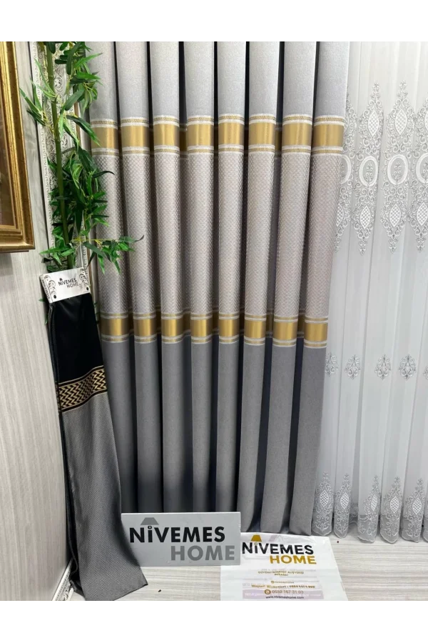 NİVEMESHOME MOZAİK FT614163 V-2001 GRIGIO 1/3 TENDA A VELI SERRATI APM