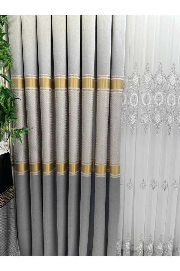 NİVEMESHOME MOZAİK FT614163 V-2001 GRIGIO 1/3 TENDA A VELI SERRATI APM