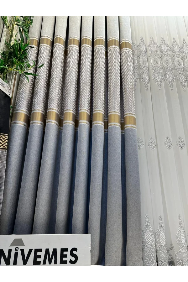 NİVEMESHOME MOZAİK FT614163 V-2001 GRIGIO 1/3 TENDA A VELI SERRATI APM