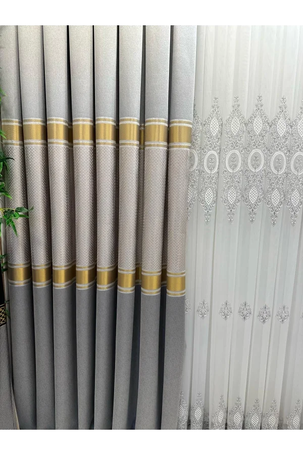 NİVEMESHOME MOZAİK FT614163 V-2001 GRIGIO 1/3 TENDA A VELI SERRATI APM