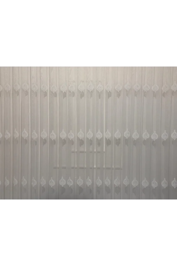 NİVEMESHOME NARDEN 1/3 DİK KURUMLU TÜL PERDE APM