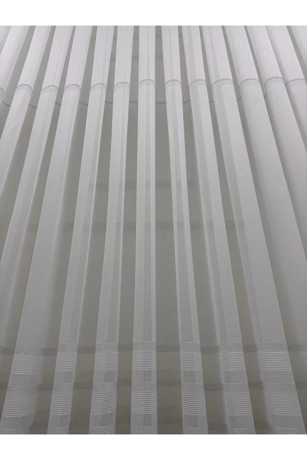 NİVEMESHOME NATUREL DSN:6004 V- SILBER DETAILLIERT 1/3 DICHT TÜLL VORHANG