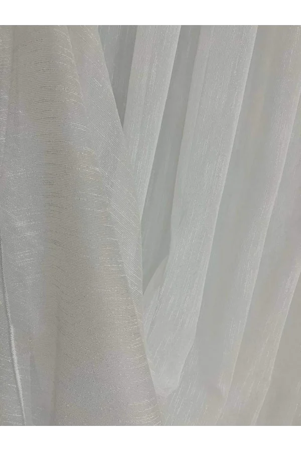 NİVEMESHOME NOKTALI 1/3 SIK PİLE TÜL PERDE APM