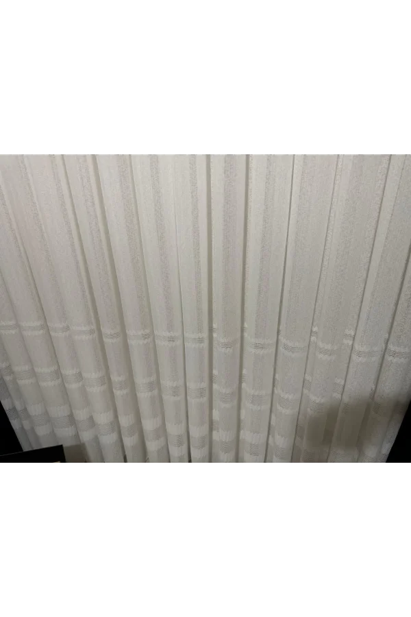 NİVEMESHOME ÖZEL DOKULU MODERN 1/3 SIK PİLELİ TÜLL VORHANGARDINE APM