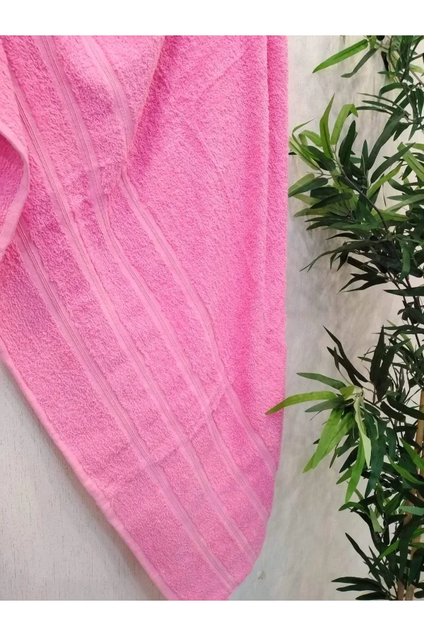 TOALLA DE BAÑO ROSA NIVEMESHOME CINAR