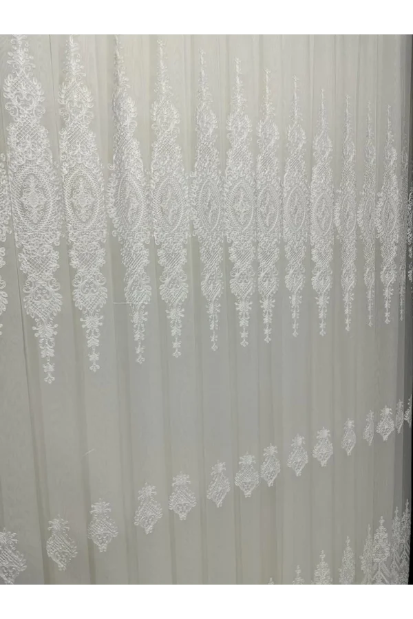 NİVEMESHOME PERA DSN:2753 1/3 SIK PİLELİ TÜL PERDE APM