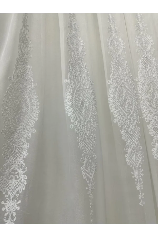 NİVEMESHOME PERA DSN:2753 1/3 SIK PİLELİ TÜL PERDE APM