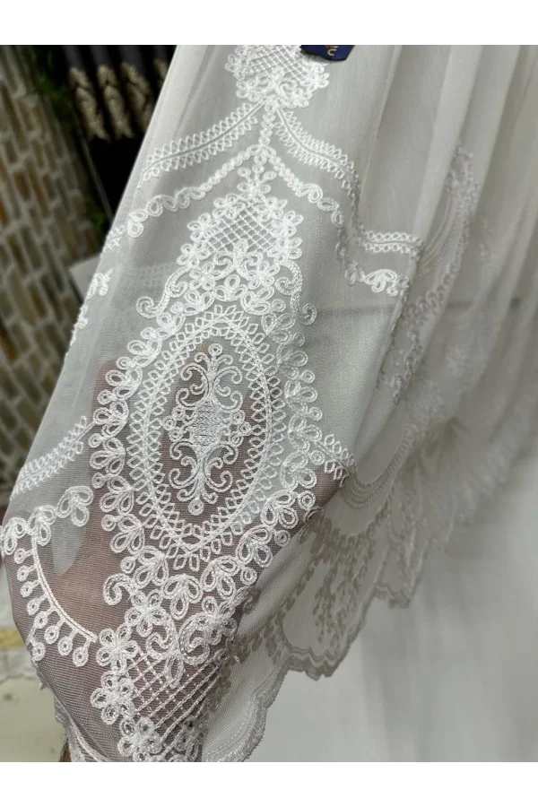 NİVEMESHOME PERA DSN:2753 1/3 SIK PİLELİ TÜL PERDE APM