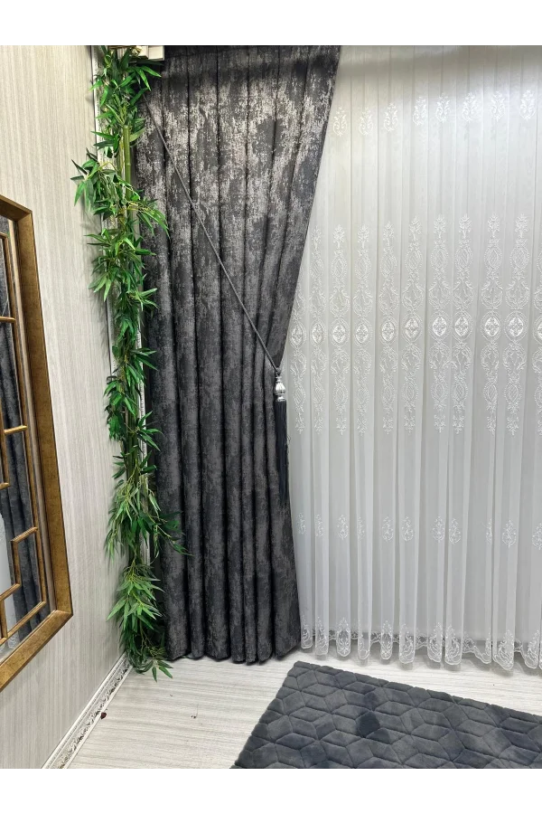 NİVEMESHOME PERA V-2501 1/3 ПЛИССИРОВАННАЯ ФОНОВАЯ ШТОРА APM