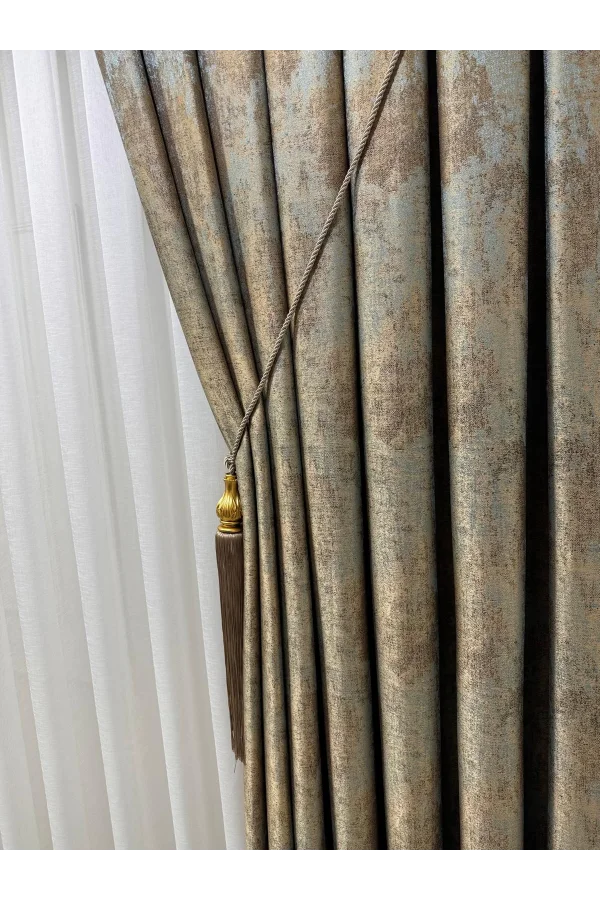 NİVEMESHOME PERA V-402 1/3 THIN PLEATED VOILE CURTAIN APM