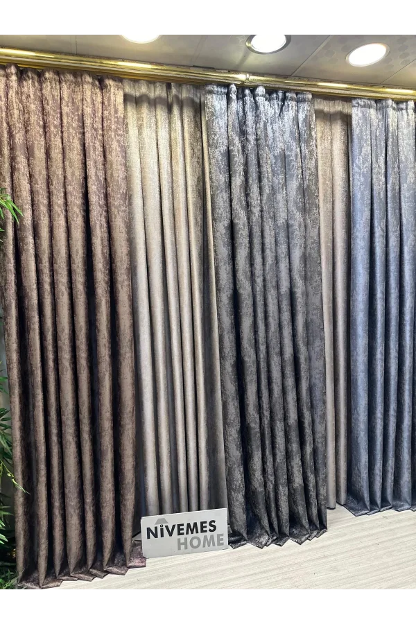 NİVEMESHOME PERA V-5301 1/3 DENSE PILED CURTAIN APM
