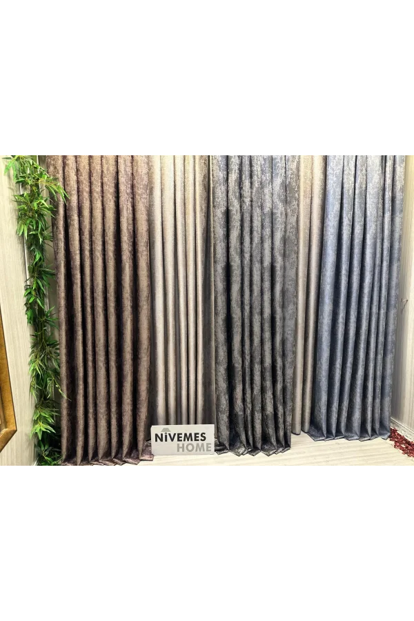NİVEMESHOME PERA V-5301 1/3 DENSE PILED CURTAIN APM