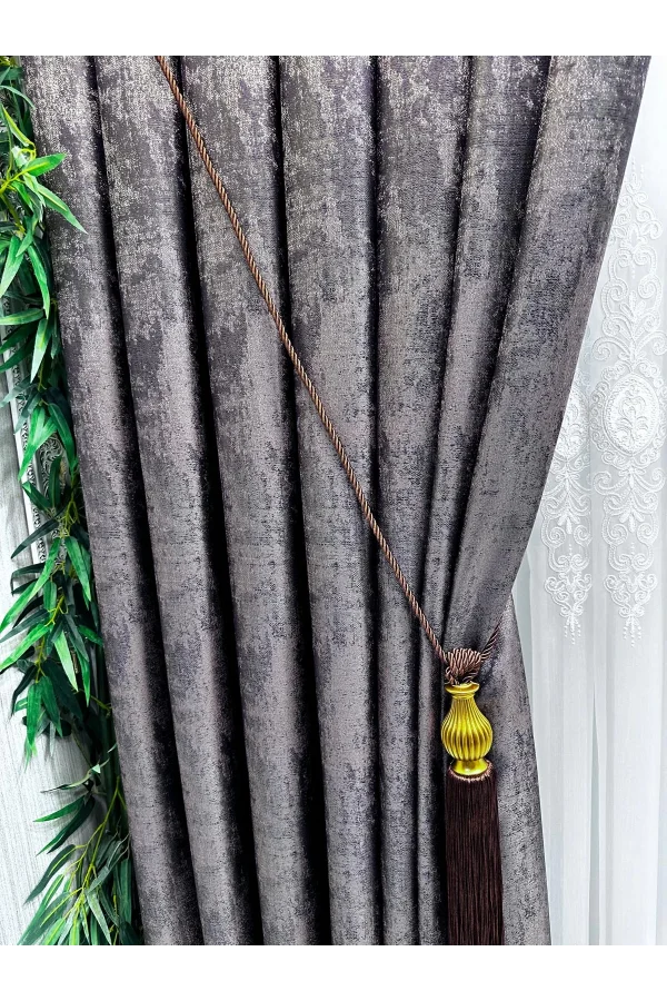 NİVEMESHOME PERA V-5301 1/3 DENSE PILED CURTAIN APM