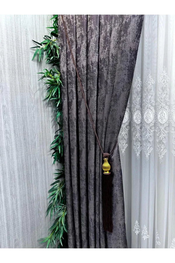 NİVEMESHOME PERA V-5301 1/3 DENSE PILED CURTAIN APM