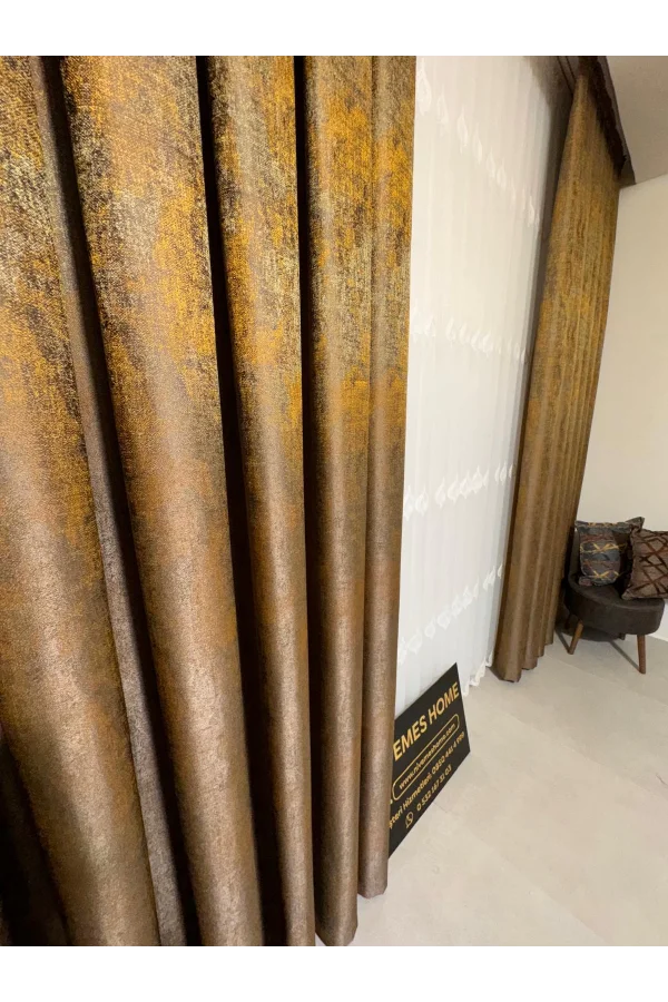 NİVEMESHOME PERA V-5304 1/3 DİK KATLAMALI TÜL PERDE APM