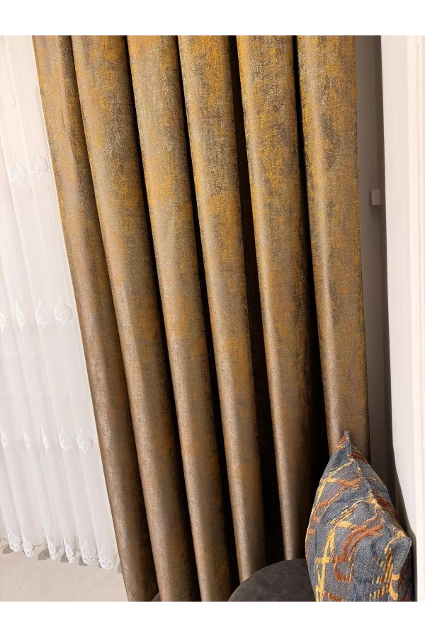 NİVEMESHOME PERA V-5304 1/3 DİK KATLAMALI TÜL PERDE APM