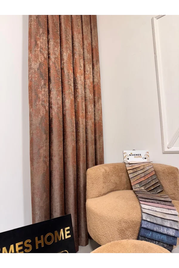 NİVEMESHOME PERA V-5305 1/3 SIK PİLELİ FON PERDE APM